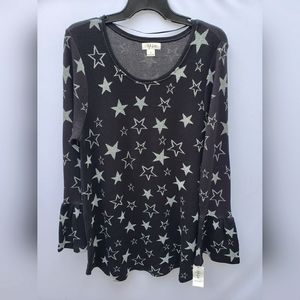 Style & Co Black Star Dress New With Tags Size X-Large